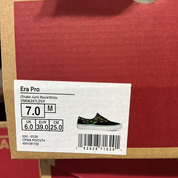 Vans Era Pro Skate Junt collection black green white exclusive - Picture 12 of 12